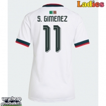 Mexico Santiago Gimenez #11 Replica Away Shirt Ladies World Cup 2026 Short Sleeve
